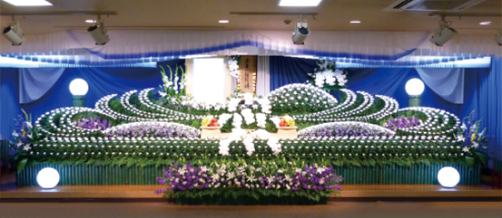 社葬・団体葬の祭壇例３