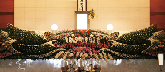 社葬・団体葬の祭壇例４